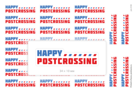 Happy Postcrossing, 28 наклеек для посткроссинга