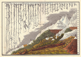 Сравнительная география. Франция, XIX век. Почтовая открытка