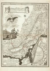 Карта Байкала. Россия, 1814. Почтовая открытка