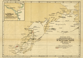 Отчетная карта гидрографических работ. 1899. Почтовая открытка