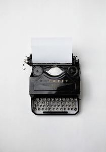 Пишущая машинка. Почтовая открытка
