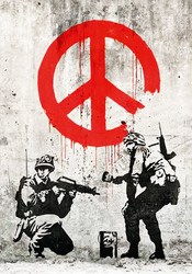 Солдаты кампании за ядерное разоружение / CND Soldiers. Почтовая открытка