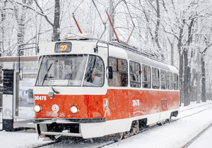 Московский трамвай. Почтовая открытка