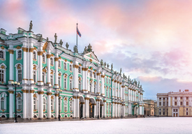 Зимний дворец. Санкт-Петербург. Почтовая открытка