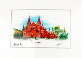 Исторический музей. Москва. Почтовая открытка