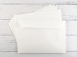 Белый конверт под открытку, 5 шт. Формат С6, 162 х 114 мм