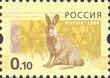 Заяц. Блок из 10 почтовых марок