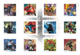 Вселенная DC. 12 декоративных марок