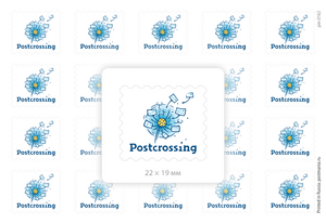 Postcrossing, 20 наклеек для посткроссинга