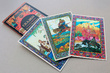 Сказки с иллюстрациями Бориса Зворыкина. Набор из 15 почтовых открыток