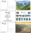 Алтай с высоты (набор из 13 почтовых открыток)