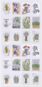 Прованс, 24 декоративные марки